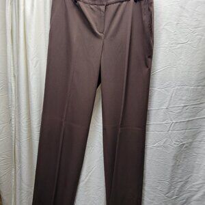 Jennimax NYC Chocolate Brown Trouser Pant Size 12